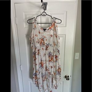 Torrid Gauze High Low Short Sleeve Blouse